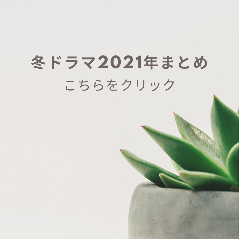 冬ドラマ2021年まとめ