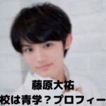 藤原大祐の高校は青学?英語が得意なわけや父親がスゴかった!