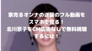 家売るオンナの逆襲のフル動画をスマホで見る！北川景子をCM広告なしで無料視聴するには！