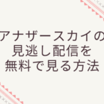 アナザースカイの桜井日奈子(3/20)を見逃し配信で!フル動画を無料視聴する方法