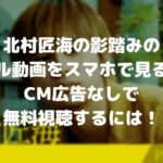 北村匠海の影踏みのフル動画をスマホで見る!CM広告なしで無料視聴するには!